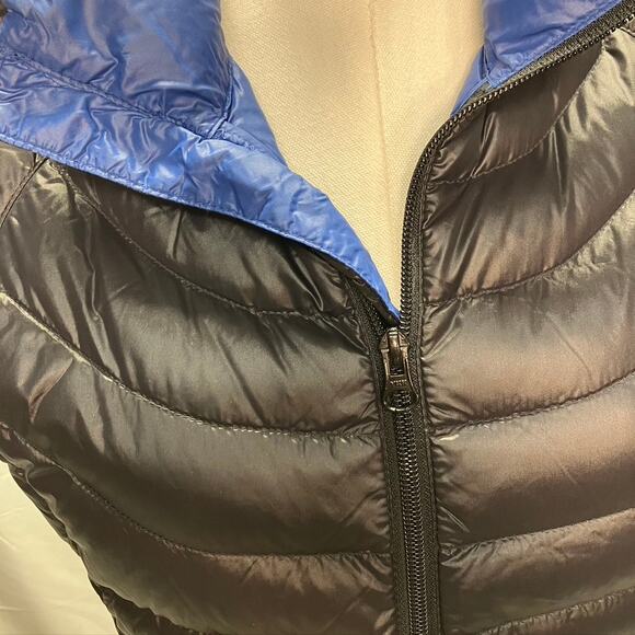 Bernardo Goose Down Puffer Vest Black Full Zip Womens Medium Full Zip Outdoor - Picture 5 of 16